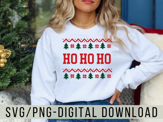 Ugly Christmas Sweater Digital Download