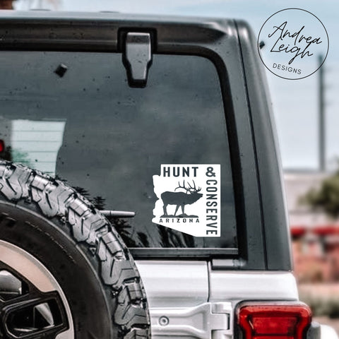 Hunt and Conserve Sate Decal