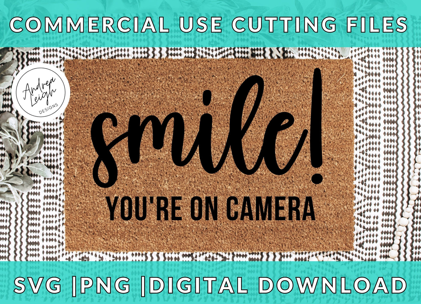 Smile! Doormat Digital Download