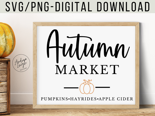 Autumn market Digital Download