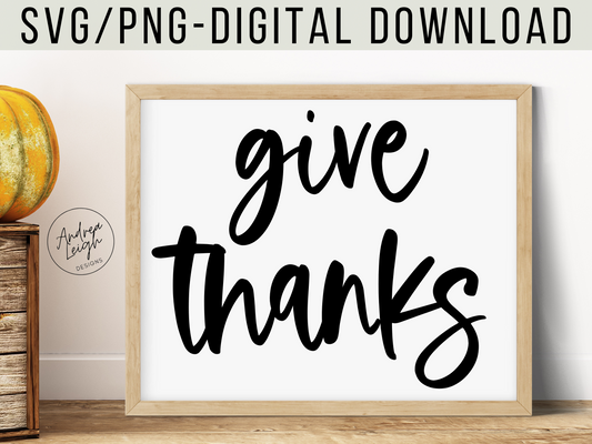 Give Thanks Digital Download