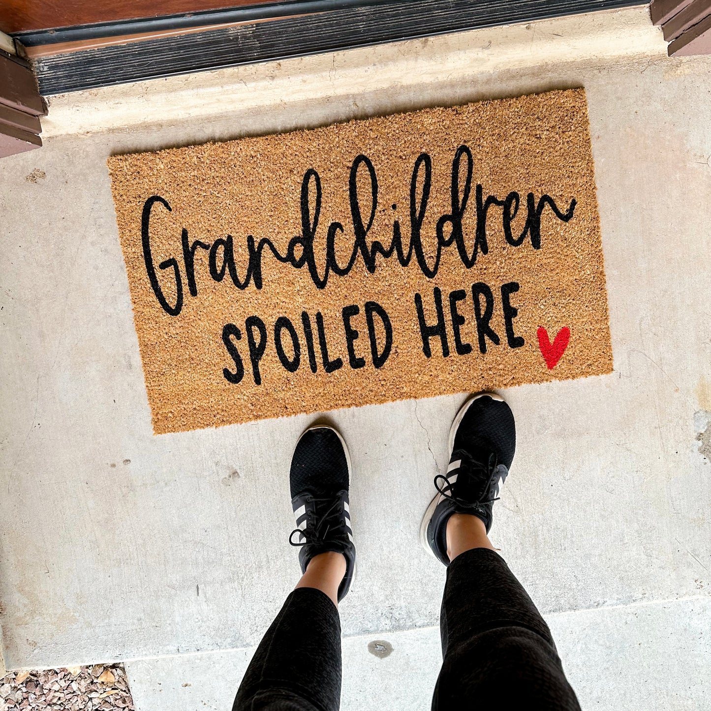 Grandchildren Spoiled Here Doormat