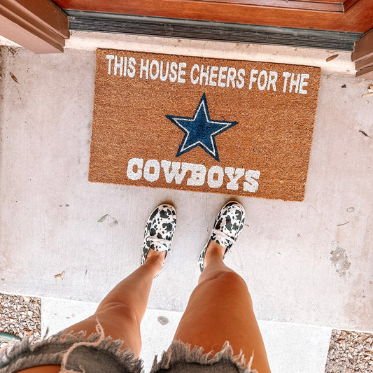 This House Cheers For Custom Doormat