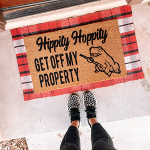 Hippity Hoppity Doormat