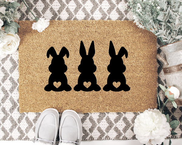 Easter Bunny Doormat