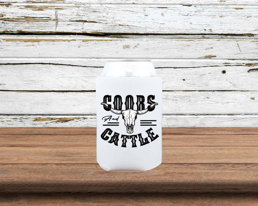 Coors Cattle Can Cooler
