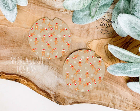 Gingerbread Car Coasters