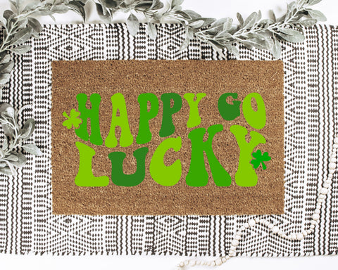 Happy Go Lucky Doormat