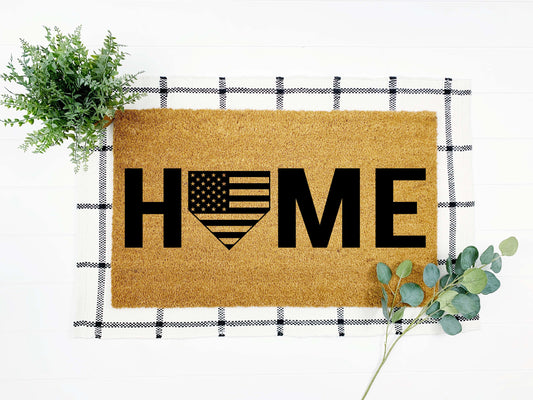 Home American Flag Doormat