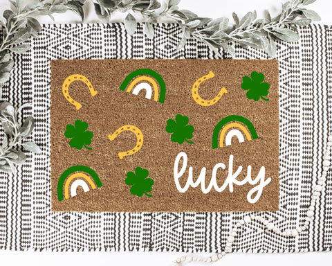 Lucky Horseshoe Doormat
