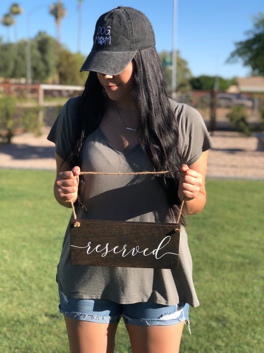 Reserved Sign | Reserved Wedding Sign | Reserved Table Sign | Reserved chair sign | Rustic Wedding Sign | Wedding Aisle Sign | Wedding Sign