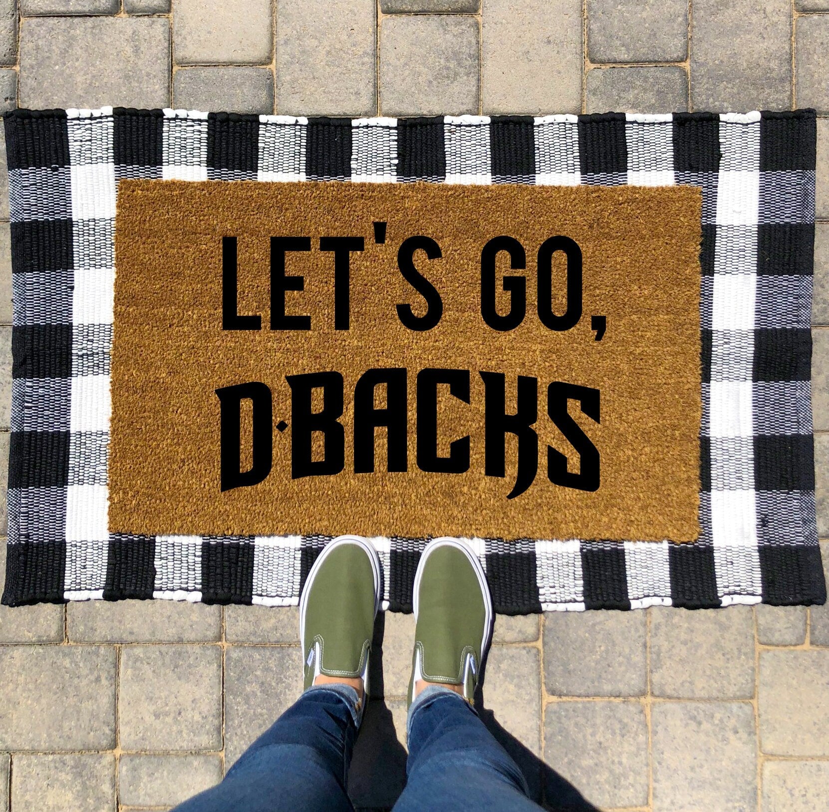 Let's Go DBacks Doormat