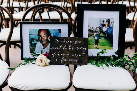 We Know You Would Be Here If Heaven Wasn't So Far Away Wedding Sign Wood | Heaven Sign | Memorial Sign | Wedding Sign | Rustic Wedding Sign