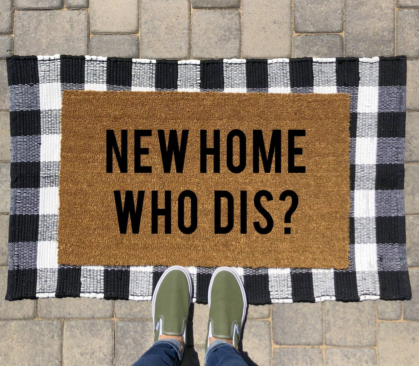 New Home Who Dis Doormat