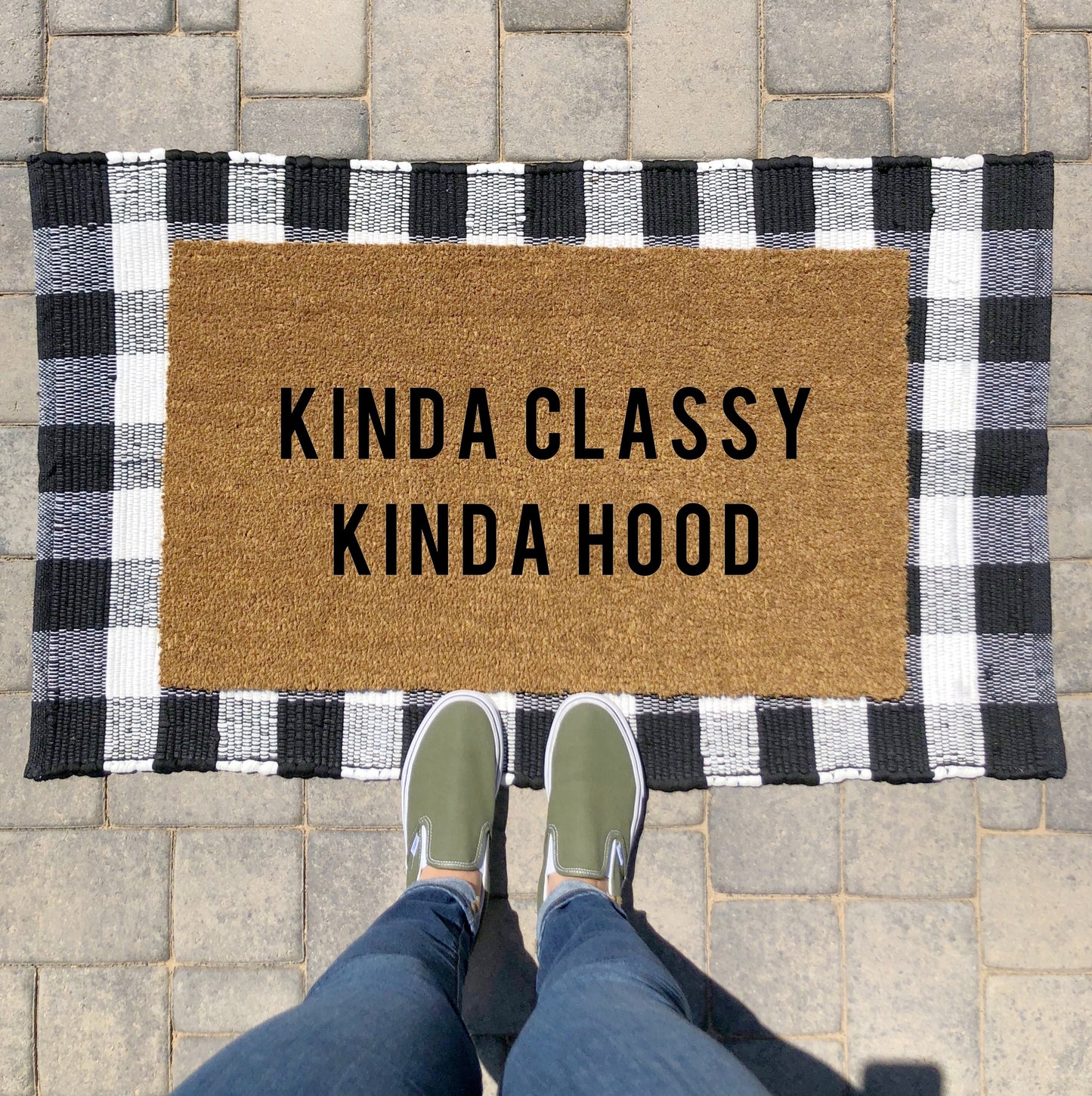 Kinda Classy Kinda Hood Doormat