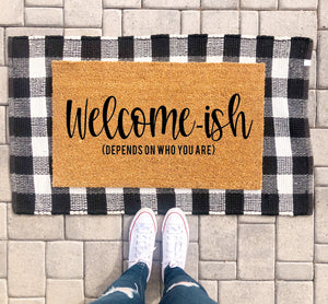 Welcomeish Doormat