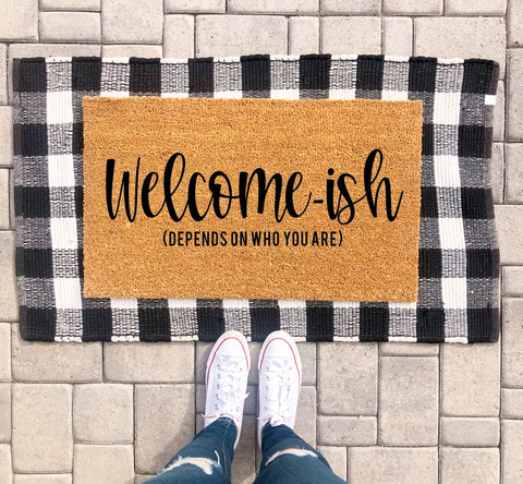 Welcomeish Doormat
