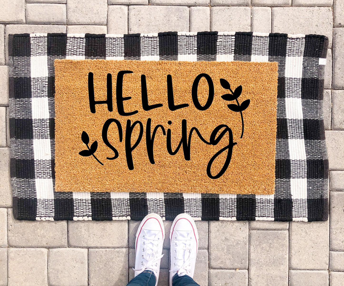 Hello Spring Doormat