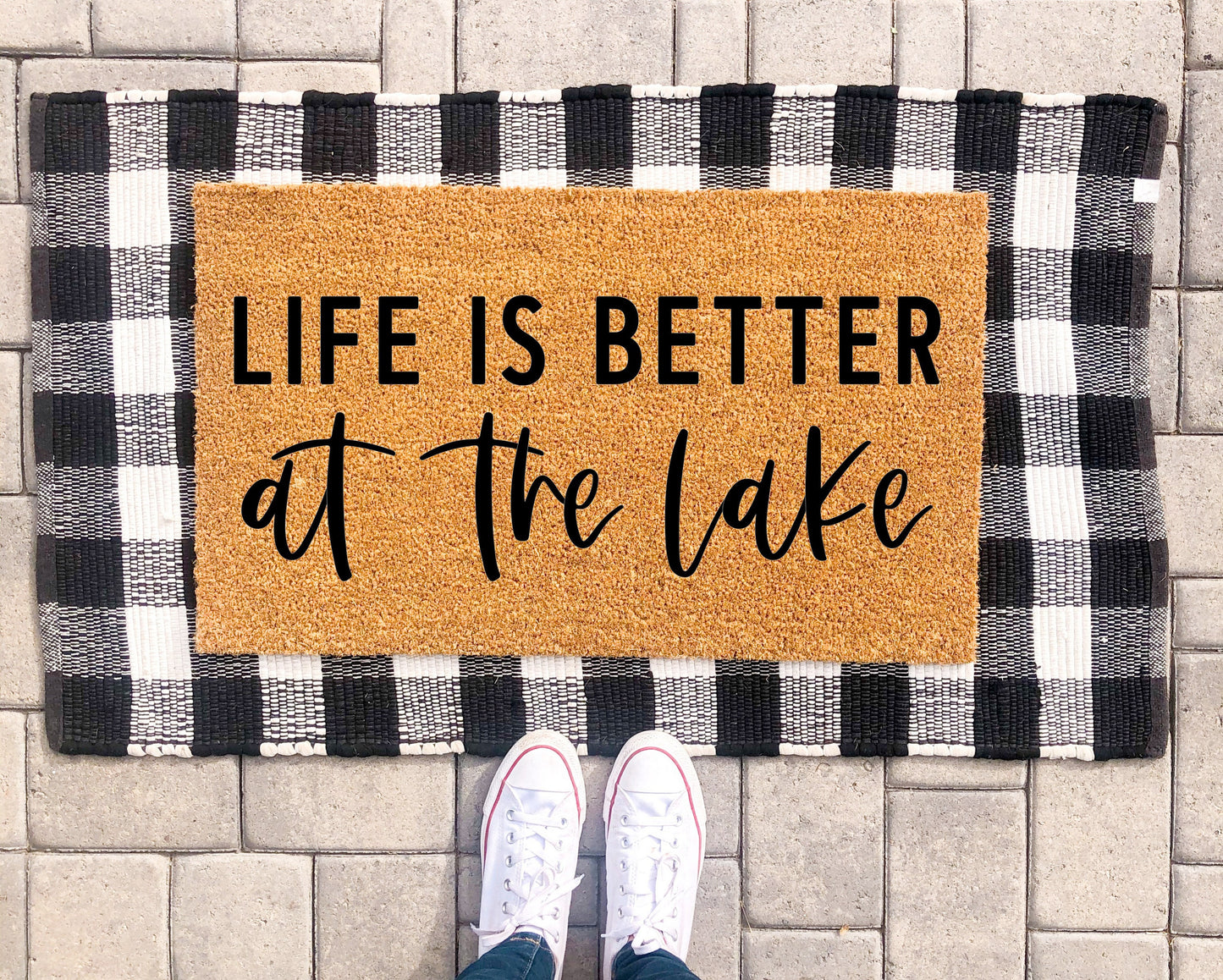 Life is Better At The Lake Doormat