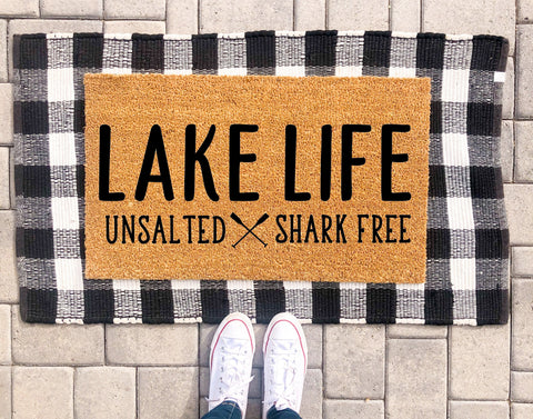 Lake Life Unsalted Shark Free Doormat