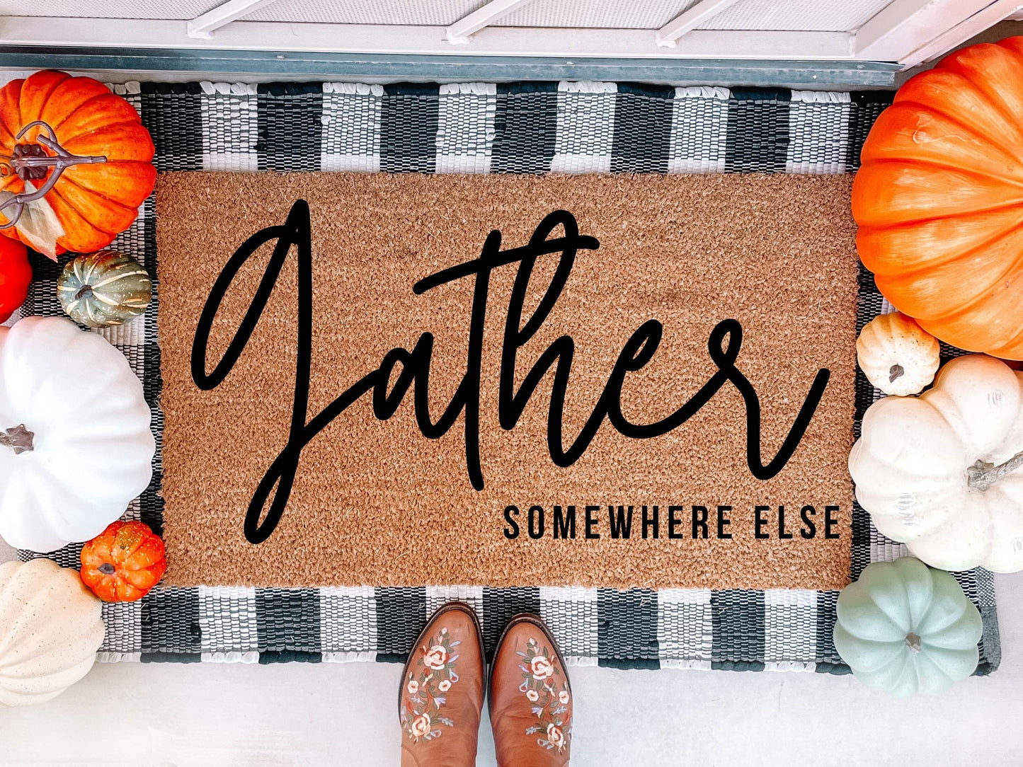 Gather Somewhere Else Doormat