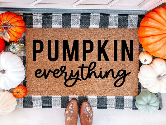Pumpkin Everything Doormat