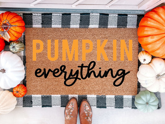 Pumpkin Everything Doormat