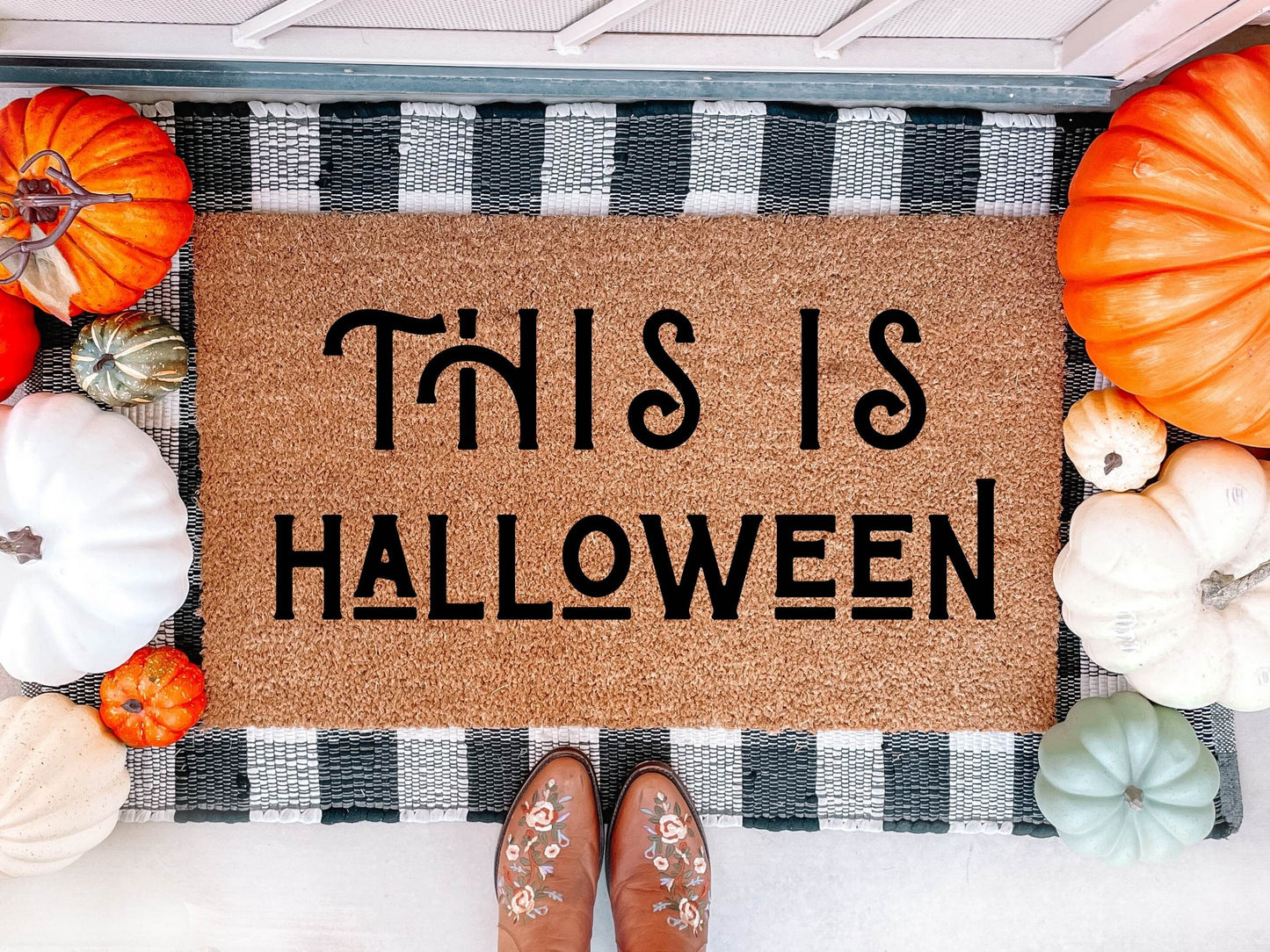 This is Halloween Doormat