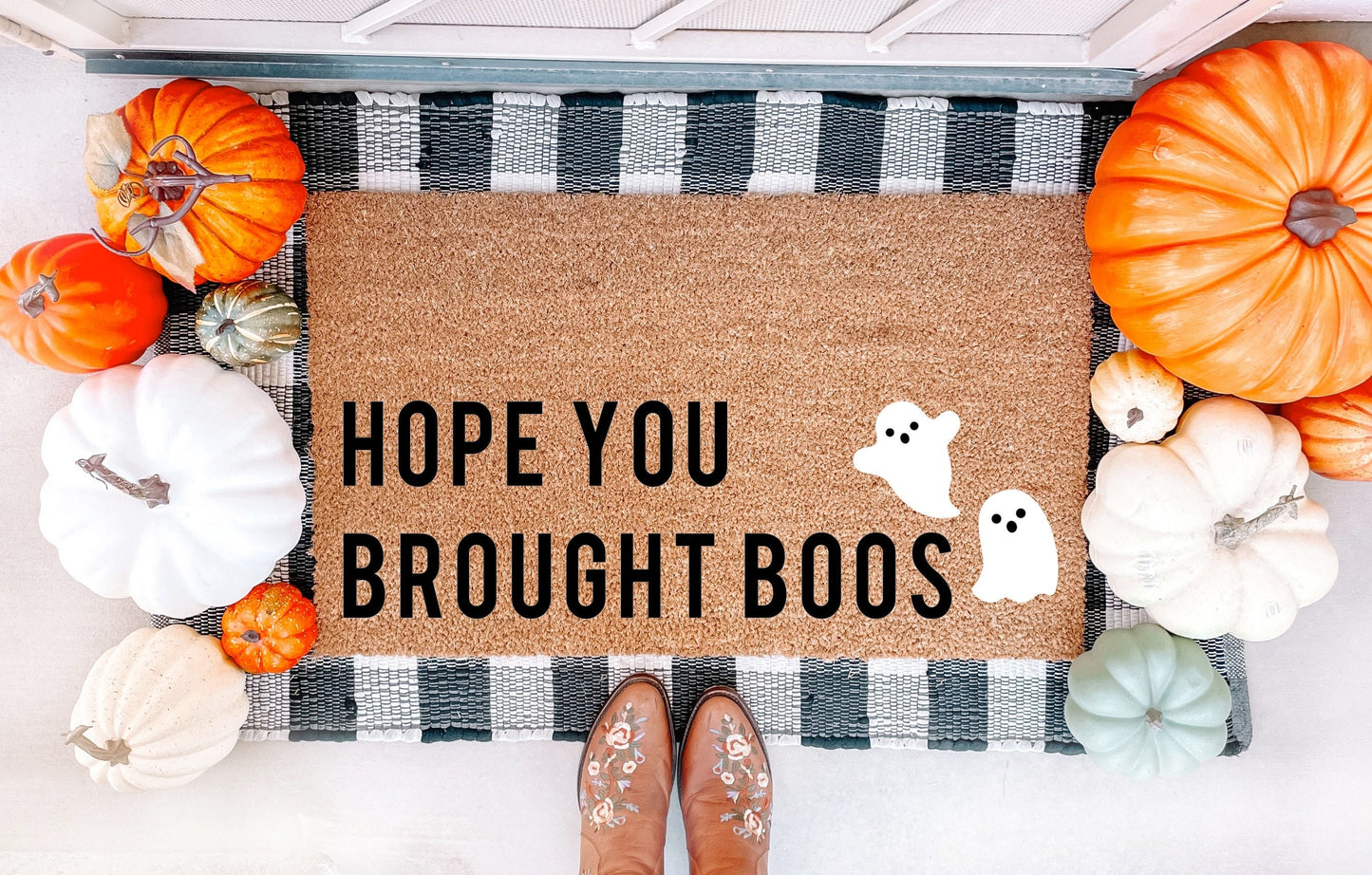 Hope You Brought Boos Doormat