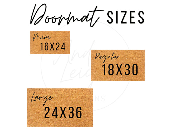 Snowflakes Doormat
