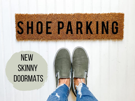 Shoe Parking Skinny Doormat