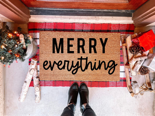 Merry Everything Doormat