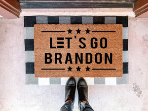 Let’s Go Brandon Doormat
