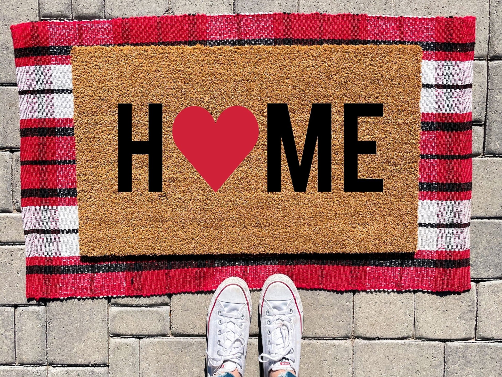 Home Heart Doormat