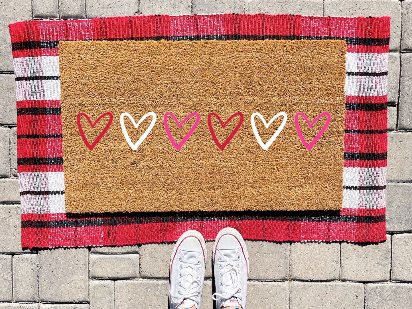 Hearts Doormat
