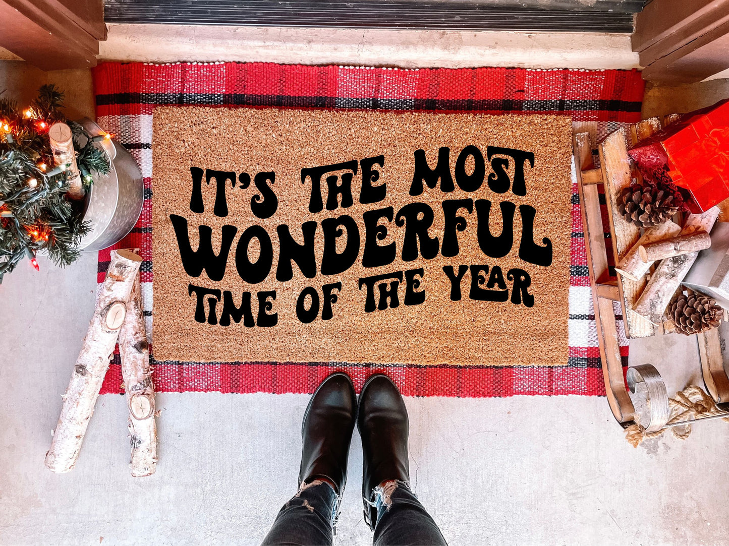 It's the Most Wonderful Time Doormat