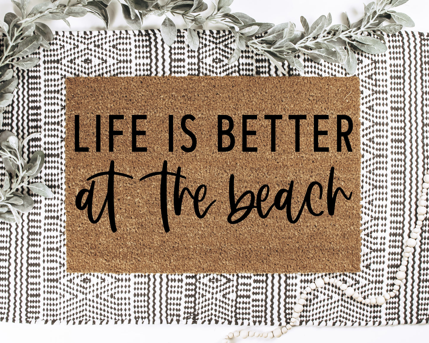 Life is Better at the Beach Doormat