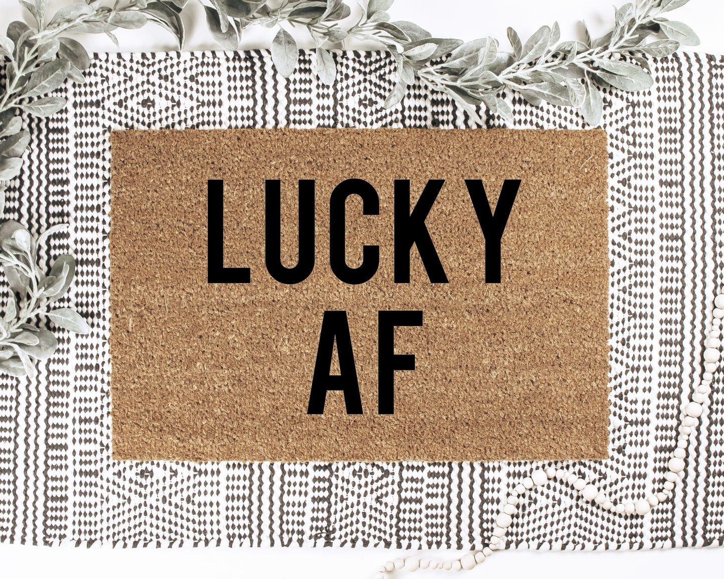 Lucky AF Doormat