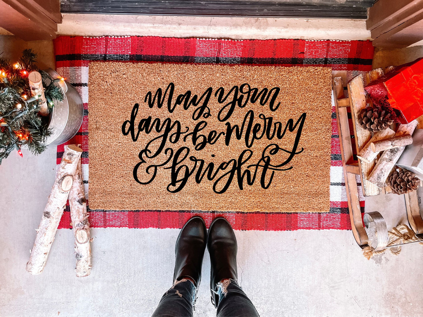 May Your Days Be Merry Doormat