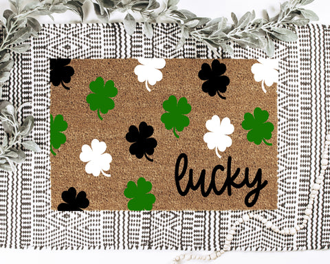 Lucky Clover Doormat