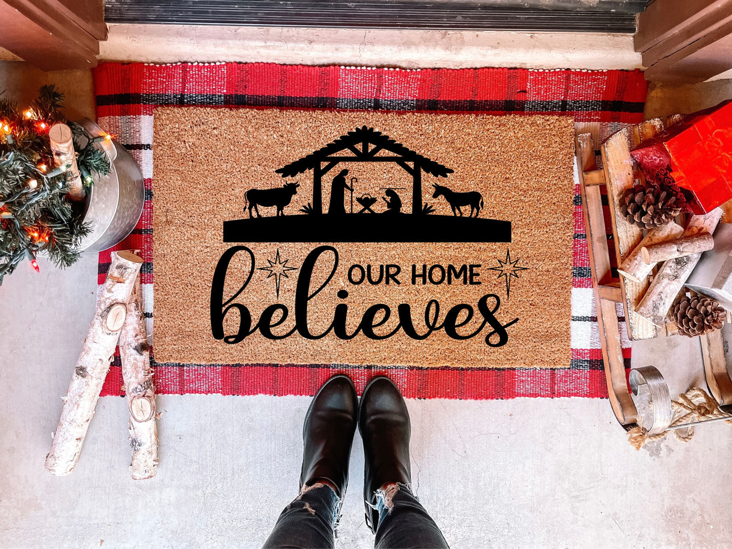 Our Home Believes Doormat